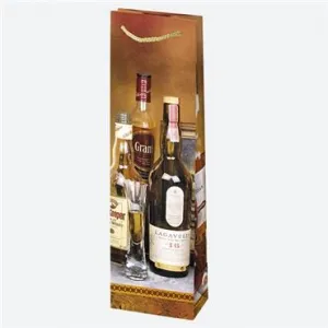 Dárková taška na láhev Pol-mak 120 mm x 400 mm x 90 mm (T12)