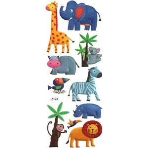 Nálepka (samolepka) Titanum Craft-Fun Series Africká zvířata (X123)