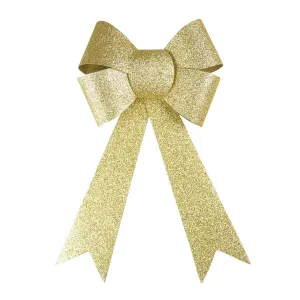 Arpex zlatá třpytivá mašle velká 29 cm (BN5434ZLO-0615)