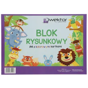 Kreslicí blok Vector color A4 mix 80g 20k
