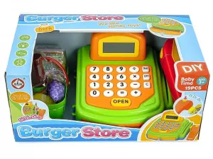 Pokladna Adar s baterií, LCD displejem, světlem a zvukem (517349)