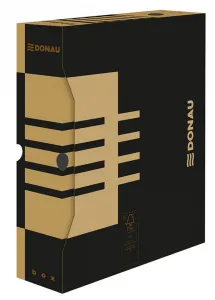 Kartotéka Donau A4 - hnědá 80 mm x 340 mm x 297 mm (7660301FSC-02)