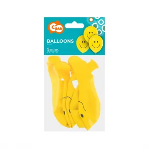 Fóliový balónek Godan Smileys 12/5 ks 12cal (GZ-USM5)