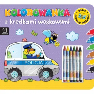 Aksjomat vzdělávací omalovánky s voskovkami. Úspěšné hry pro batolata
