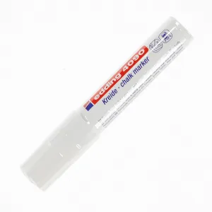 Specializovaný popisovač na sklo Edding, bílý 4,0-15,0 mm (4090-49)