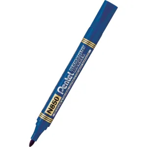 Permanentní popisovač Pentel, modrý 1,5mm kulatý hrot
