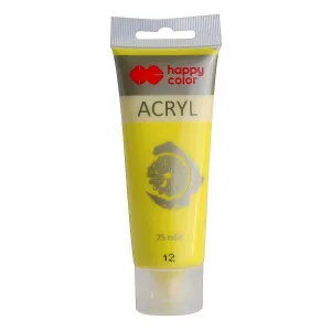 Happy Color akrylová barva Citronově žlutá 75ml (HA 7370 0075-12)