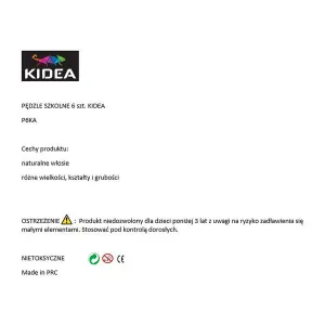 Kidea Kidea kartáč č. mix (P6KA)