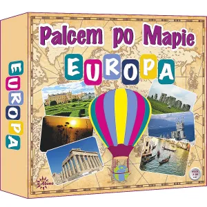 Stolní hra Abino s prstem na mapě - Evropa