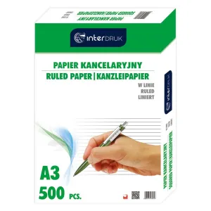 Kancelářský papír Interdruk A3 line 297 mm x 420 mm (PAKAL)