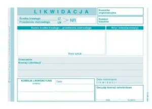 Ofsetový tisk Michalczyk i Prokop likvidace dlouhodobého majetku A6 40k. (421-5)