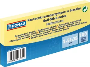 Žluté samolepicí bankovky Donau 100k 38mm x 51mm (7585001-11)