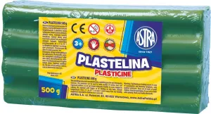 Plastelína Astra 1 barva zelená 500g
