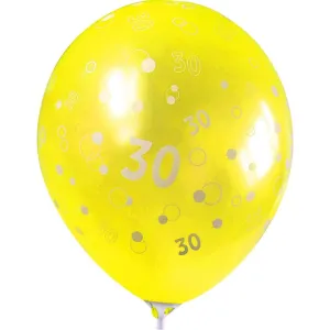 Amscan gumový balónek 6 ks 30 (996544)