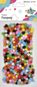 Titanum Craft-Fun Series pom-poms mix 380 ks (16080)