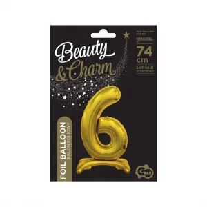 Godan Beauty&Charm gumový balónek stojící číslo 30cal (BC-ASZ6)