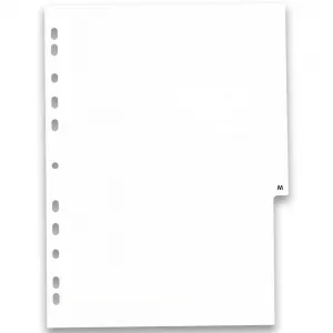 Elba abecední záložky a-z A4 barevné 20 ks.