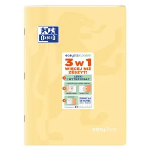 Sešit Oxford EASYBOOK PASTEL A4 60k. Kontrola 90g (400161237)