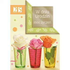 Vystřihovací narozeninové přání Pol-Mak s nastavitelnými čísly B6 (B6S_URPA)