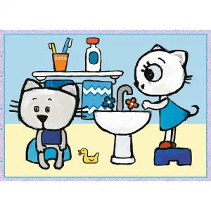 Puzzle Trefl Kitty day 4v1 el. (34372)