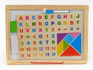 Oboustranná tabule Adar s dřevěným rámem (420694)