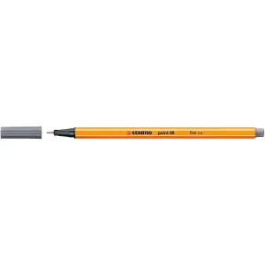 Inkoustové pero Stabilo, tmavě šedé, 0,4 mm, 1 barva (88/96)