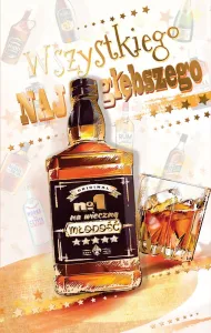 Ab Card skládací karta 130 mm x 205 mm (ab Butle birthday)