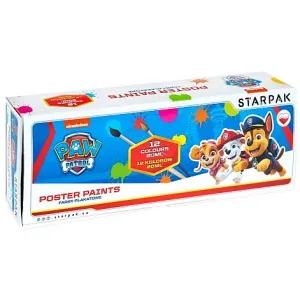 Starpak Paw Patrol plakátové barvy 12 barev barva: mix 20ml 12 barev. (352979)