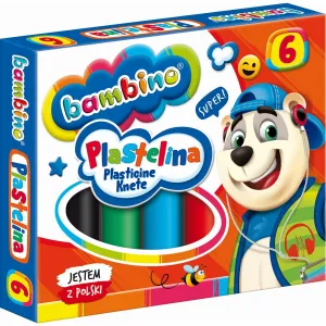 Plastelína St.Majewski 6 barev BAMBINO mix