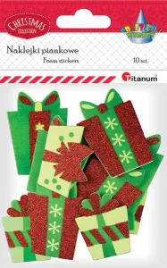 Nálepka (samolepka) Titanum Craft-Fun Series pěnové Xmass dárky (4810)