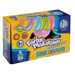 Astra pastelové barvy na plakáty barva: mix 20 ml 6 barev. (301121001)