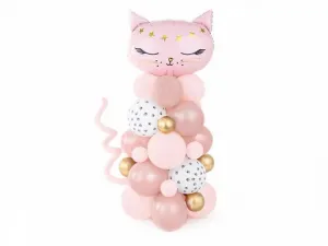 Partydeco gumový balónek Kitten, růžový, 83x140cm mix (GBN12)