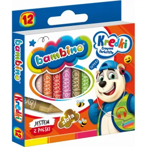 St.Majewski Bambino hliněné pastelky 12 k 12 barev.