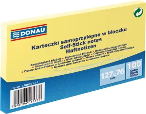 Samolepicí bankovky Donau jasně žluté 100k 127mm x 76mm (7588001-11)