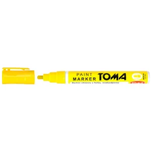 Olejový popisovač Toma, žlutý 2,5mm kulatý hrot (TO-440 0 2)