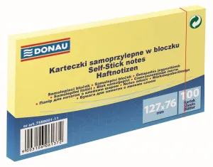 Samolepicí bankovky Donau jasně žluté 100k 127mm x 76mm (7588001-11)