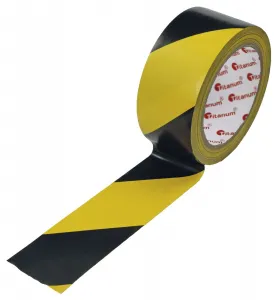 Titanová výstražná páska pro speciální účely černo-žlutá 48 mm 20 m