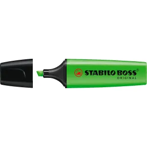 Zvýrazňovač Stabilo BOSS, zelený 2,0-5,0 mm (70/33)