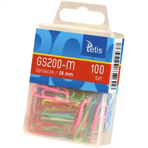 Tetis kulatý klip 28 mm 100 ks (GS200-M)