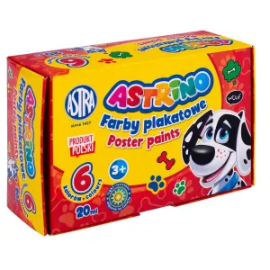 Astra ASTRINO plakátové barvy barva: měděná 20ml 6 barev. (301221001)