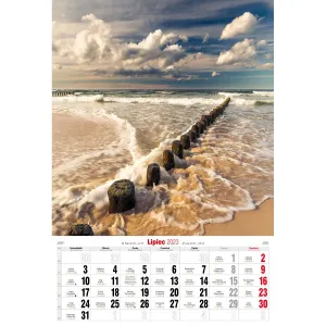 Pruhovaný nástěnný kalendář Avanti 320 mm x 470 mm (5901769621015)