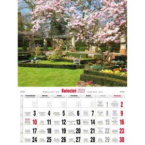 Vícepanelový nástěnný kalendář Avanti 230 mm x 320 mm (KSM-10)