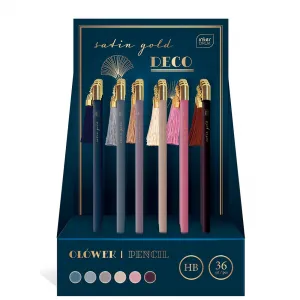 DECO SATIN GOLD přívěsek tužka