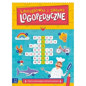 Aksjomat vzdělávací brožura Łamigłówki i zabaw logopedyczne. Úkoly podporující správnou výslovnost