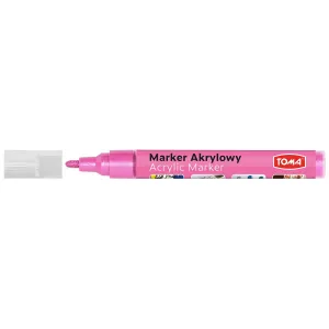 Specializovaný akrylový žlutý popisovač Tom, žlutý 2,5mm kulatý hrot (TO-402)