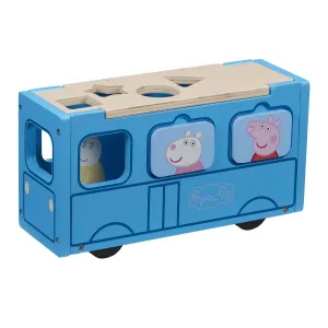 Tm Toys Peppa Pig dřevěný autobus (PEP07222)