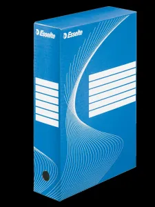 Archivní krabice Esselte Boxy 80 A4 - modrá 245 mm x 80 mm x 345 mm (128411)
