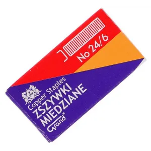 Měděné sponky 24/6 Grand 24/6 1000 ks (110-1422)