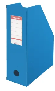 Vertikální box na dokumenty Esselte A4 - modrý 242 mm x 100 mm x 310 mm (56075)
