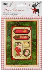 Dp Craft nálepka (samolepka) 3d ručně vyráběné samolepky rám (mcna001)